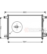 VAN WEZEL - 81005061 - Конденсатор, кондиционер